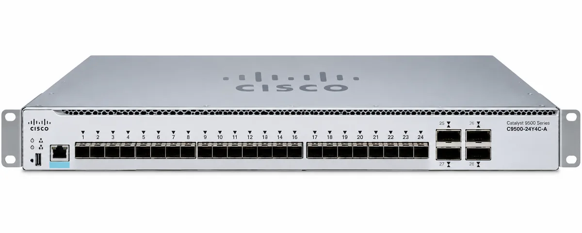 Cisco 24x1/10/25G and 4-port 40/100G (C9500-24Y4C-A)