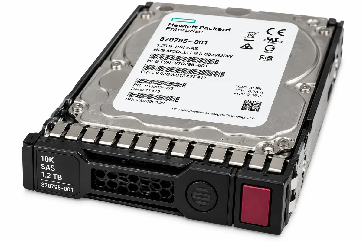 HPE 900GB SAS 15K SFF SC Digitally Signed Drive (870795-001)