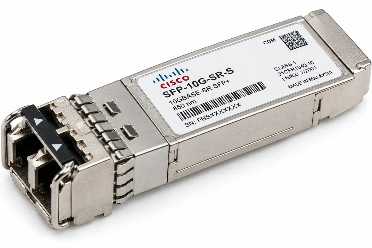 Cisco new bulk with green hologram (SFP-10G-SR-S)