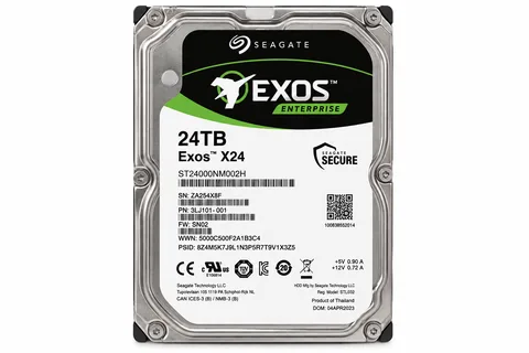 Seagate Exos X24 24TB Enterprise Internal Hard Drive (ST24000NM002H)
