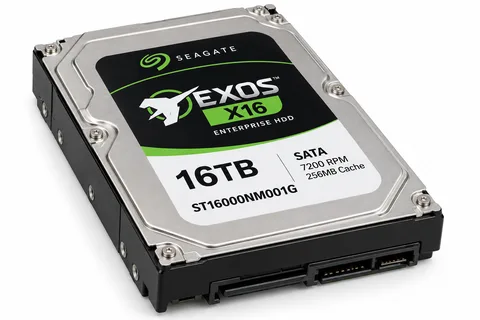 Seagate Exos X16 16TB 7.2k 6G SATA LFF HDD (ST16000NM001G)