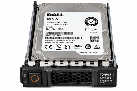 Dell 2.4TB 10K 2.5 12Gbps 512e Hot-Plug HDD (F9NWJ)