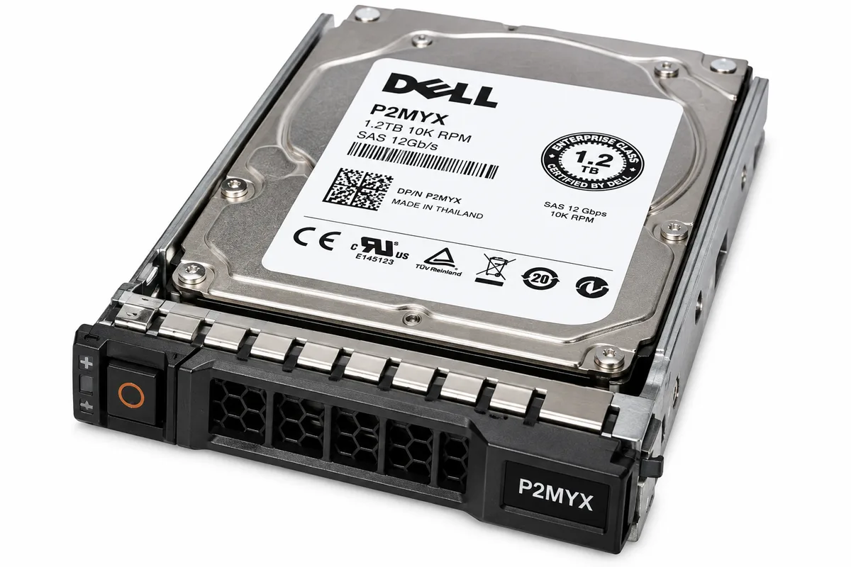 Dell DIMM,64GB,3200,2RX4,16G,DDR4,R P2MYX, 64 GB, 1 X 64 GB, DDR4, 3200 MHZ