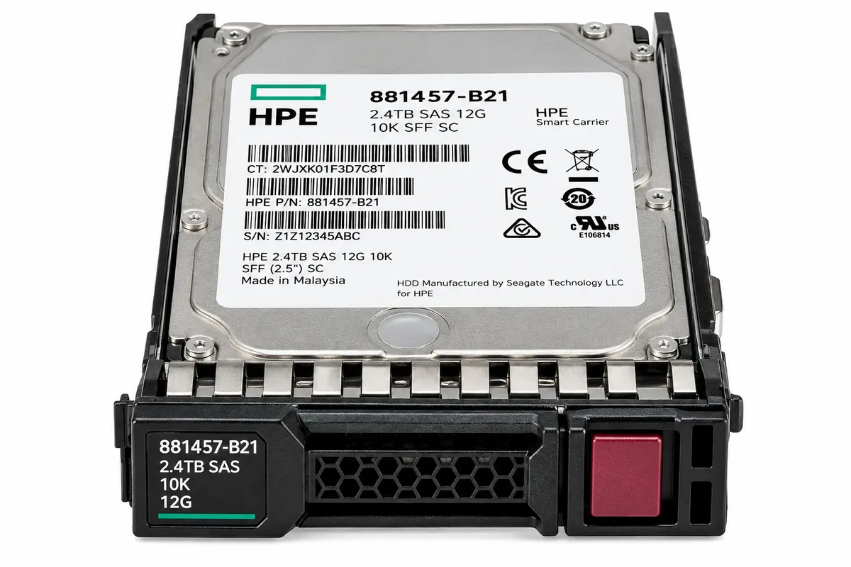 HPE 2.4TB SAS 12G Enterprise 10K SFF (881457-B21)
