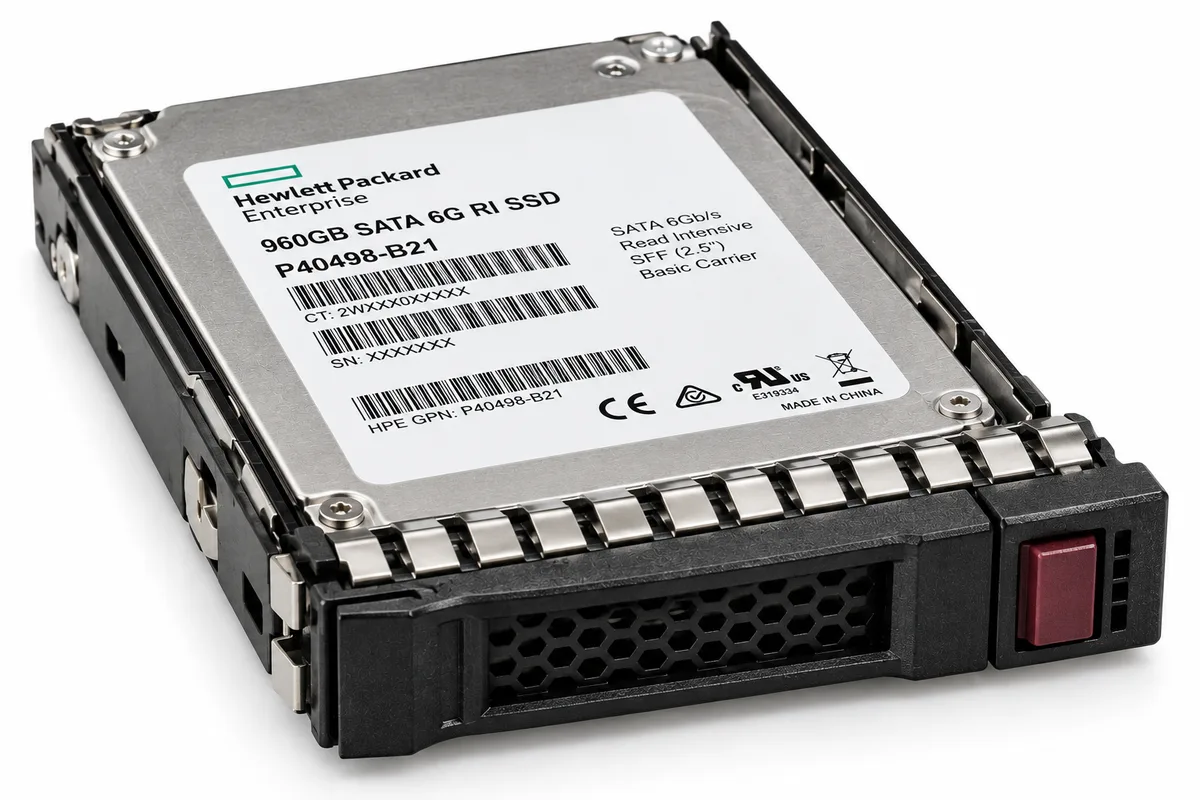 HPE Bbo ENT 960GB SATA 6G RI SFF SSD (P40498-B21)