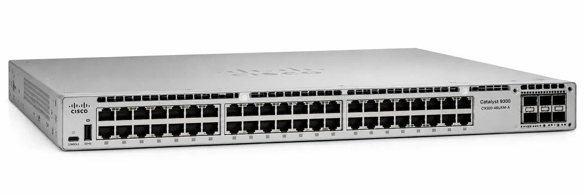 Cisco Catalyst 9300 48-port(12 mGig&36 2.5Gbps) Network Advantage (C9300-48UXM-A)
