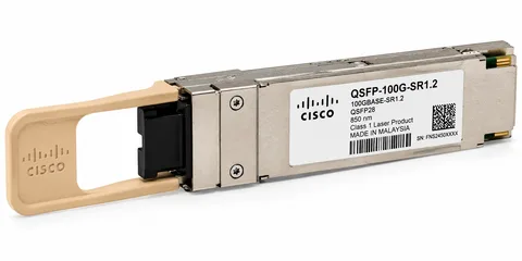 Cisco QSFP Module - For Data Networking, Optical Network - 1 x LC 100GBase-SR BiDi Network - Optical Fiber - Multi-mode - 100 Gigabit Ethernet - 100GBase-SR BiDi (QSFP-100G-SR1.2)