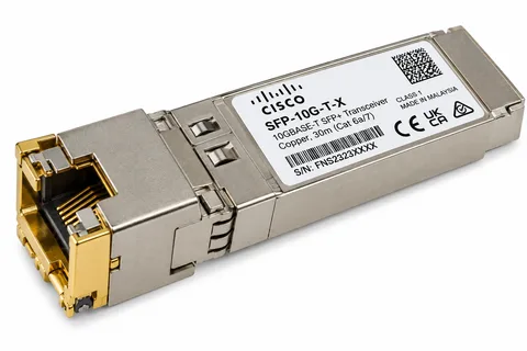 Cisco network transceiver module Fiber optic 10000 Mbit/s SFP+ (SFP-10G-T-X)
