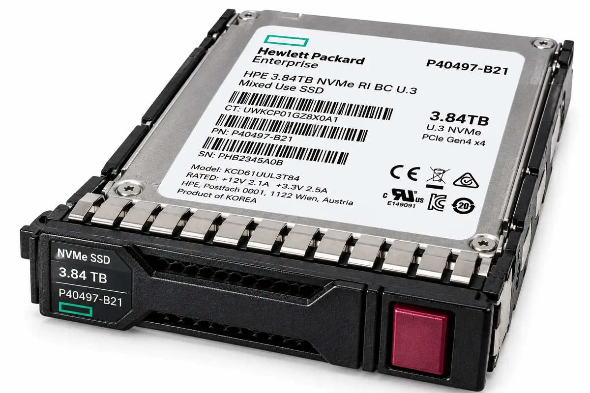 HPE 480GB SATA SFF RI SSD BC Basic Carrier (P40497-B21)