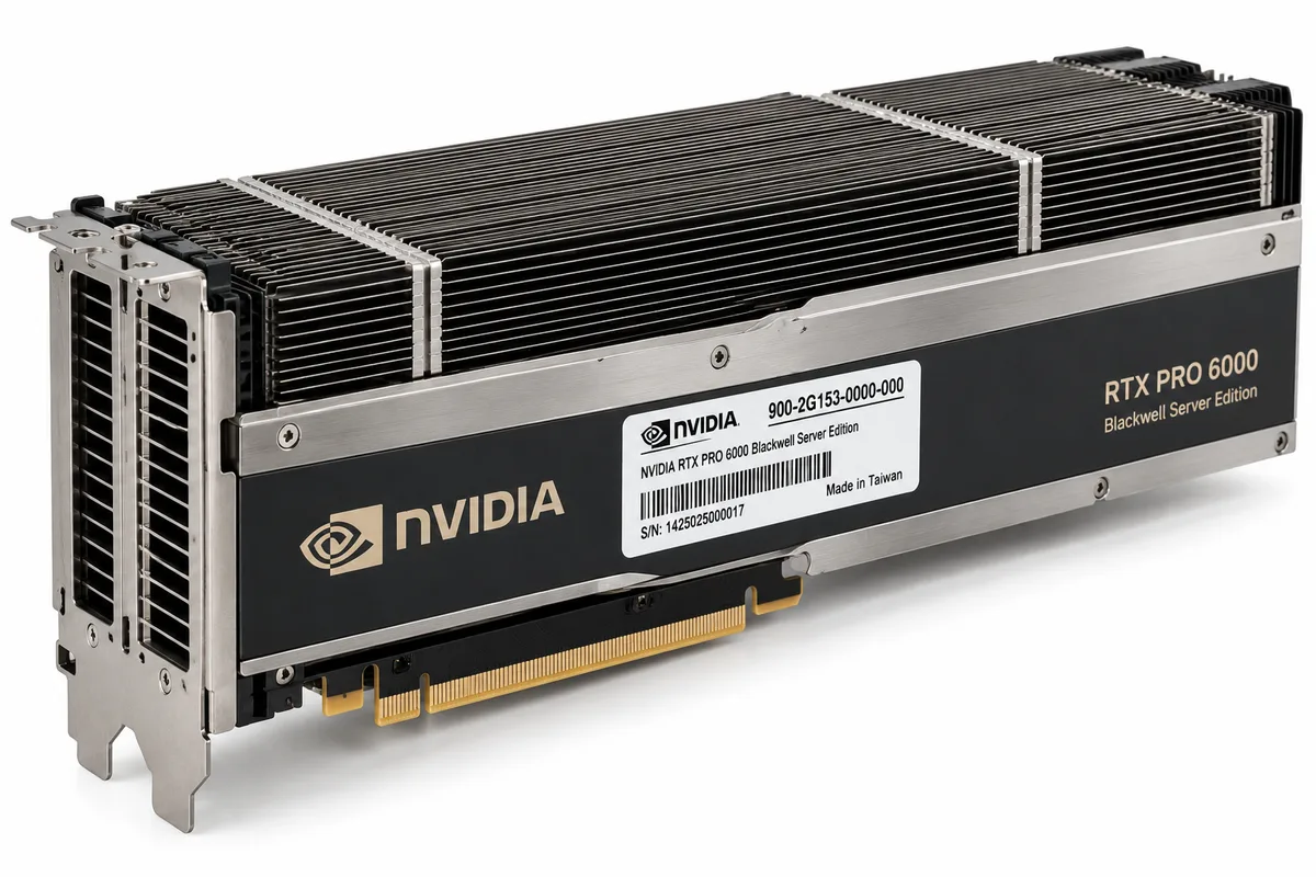NVIDIA RTX PRO 6000 96GB Blackwell Server Edition. (900-2G153-0000-000)