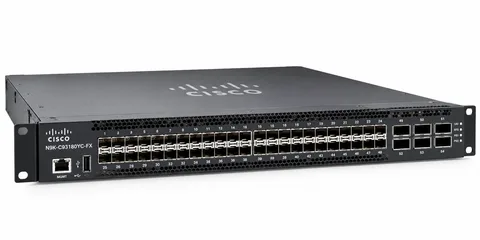 Cisco 48P 10/25G SFP+ 6P 100G QSFP (N9K-C93180YC-FX)