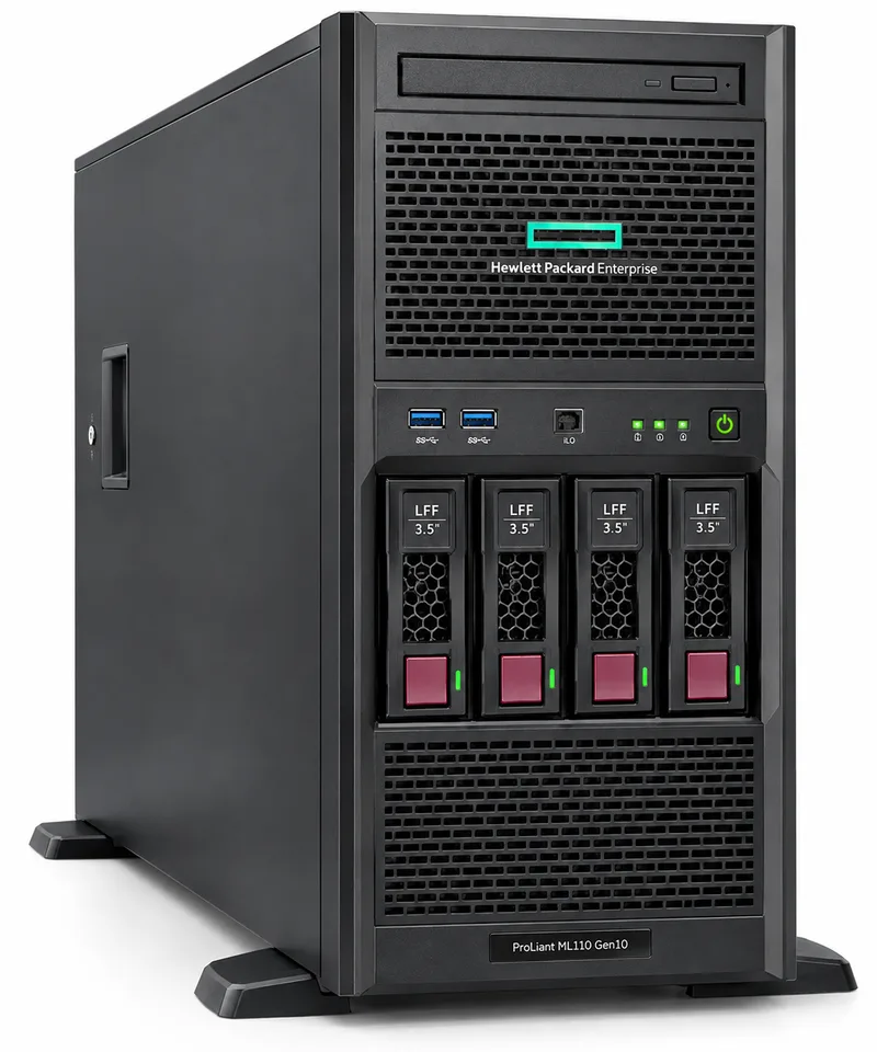 HPE ProLiant ML110 Gen10 4LFF Hot Plug CTO Tower Server – 872307-B21