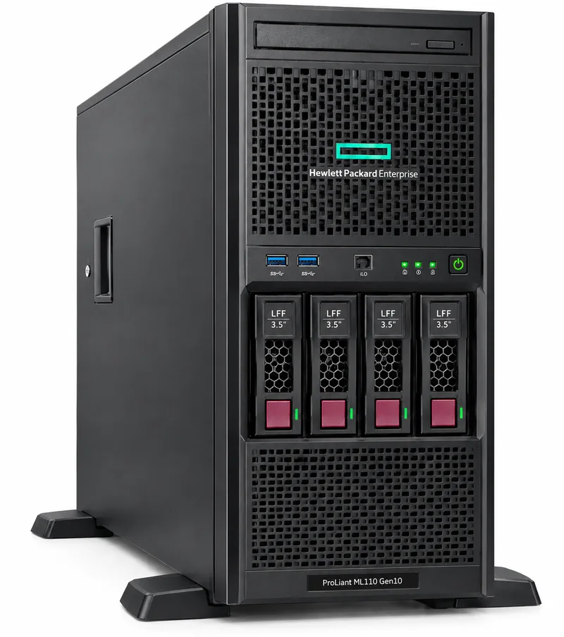 HPE ProLiant ML110 Gen10 4LFF Hot Plug CTO Tower Server – 872307-B21