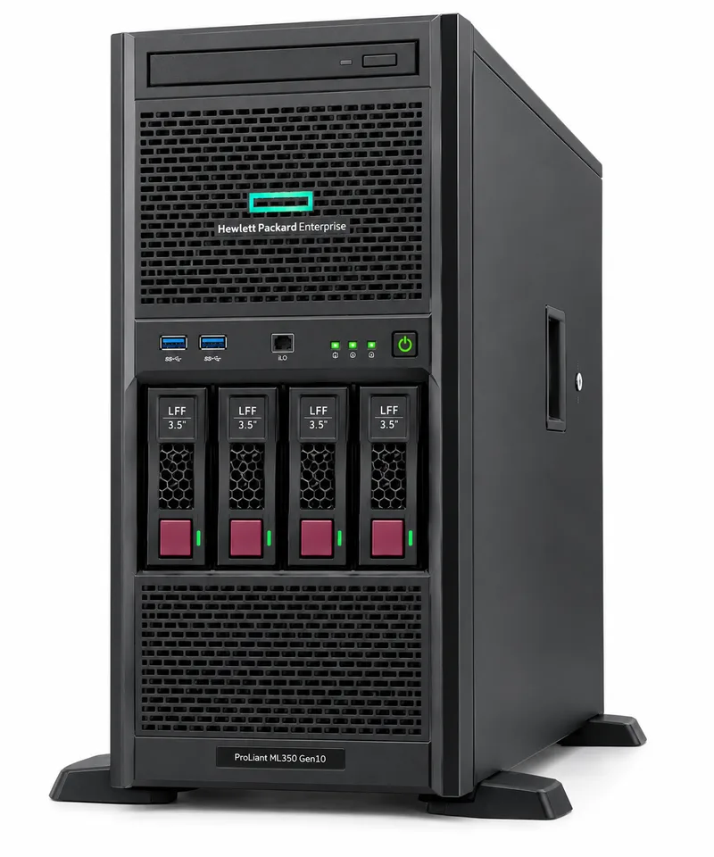 HPE ProLiant ML350 Gen10 4LFF Hot Plug CTO Tower Server – 877625-B21