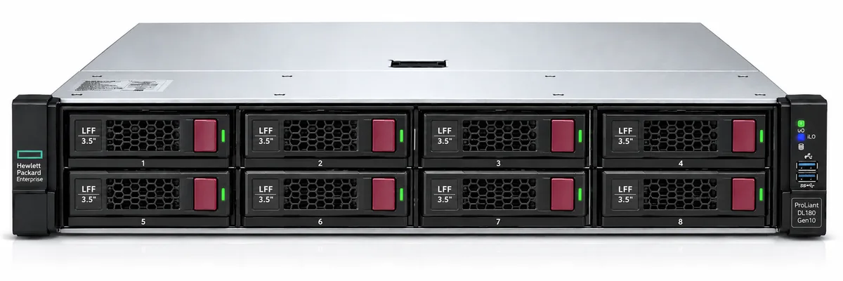 HPE ProLiant DL180 Gen10 8LFF CTO Server – 879515-B21