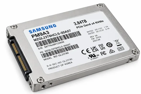 Samsung PM9A3 3.84TB PCI-Express 4.0 x4 NVMe V-NAND 2.5-inch Solid State Drive (MZQL23T8HCLS-00A07)