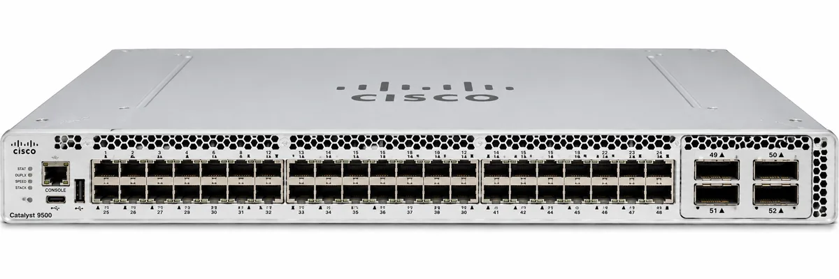 Cisco Catalyst 9500 48-port x 1/10/25G + 4-port 40/100G (C9500-48Y4C-A)