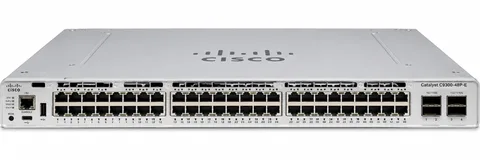 Cisco Catalyst C9300-48P-E 48x 1Gb RJ-45 PoE+ 1x 715W HSPSU Smart Licence