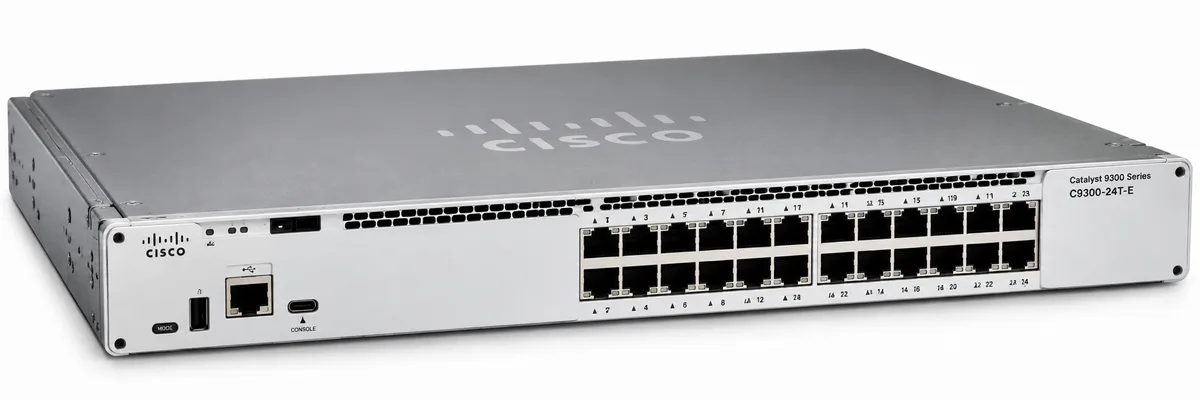 Cisco Catalyst 9300 24-port DATA W/ 3Yr DNA Essentials License W/ 3Yr DNA (C9300-24T-E)