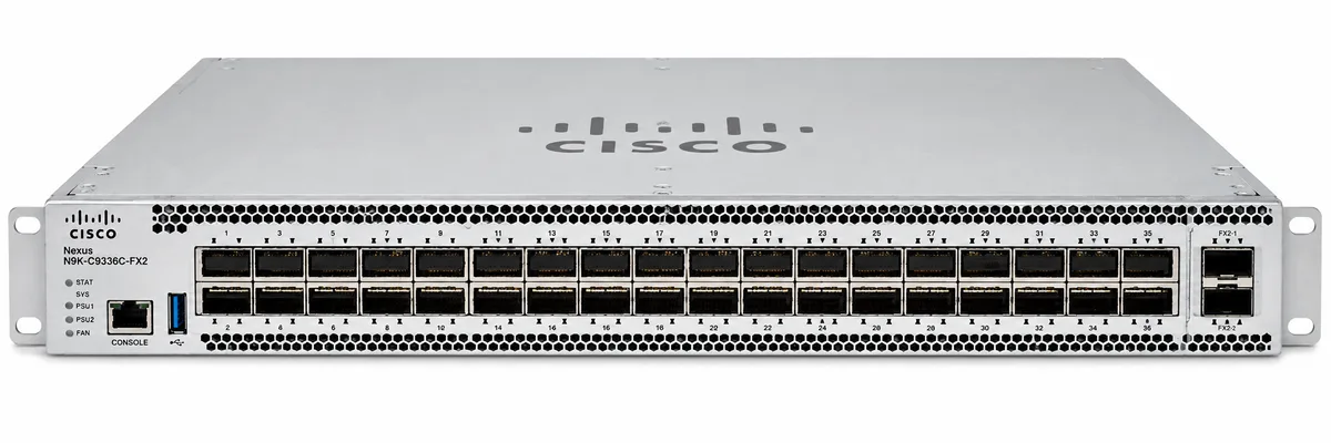 Cisco Nexus 9300 Series, 36p 40/100G QSFP28 (N9K-C9336C-FX2)