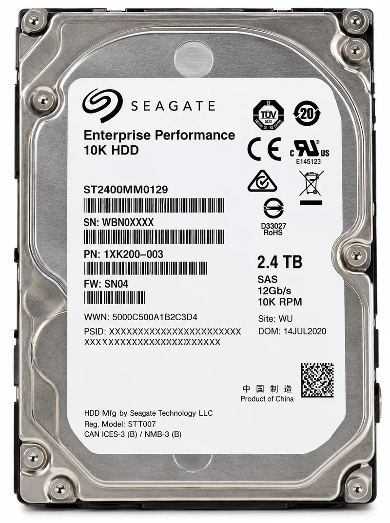 Seagate Lt 1-2 HDD G3HS 10K 2.4TB 512e SAS 2.5 12Gbps (ST2400MM0129)