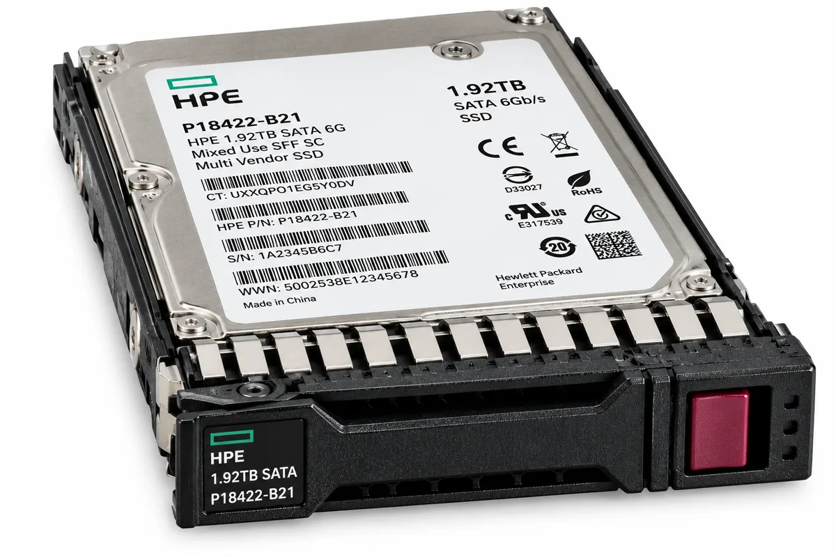 HPE 480GB 6G 2.5INCH RI SC MV SATA SSD (P18422-B21)