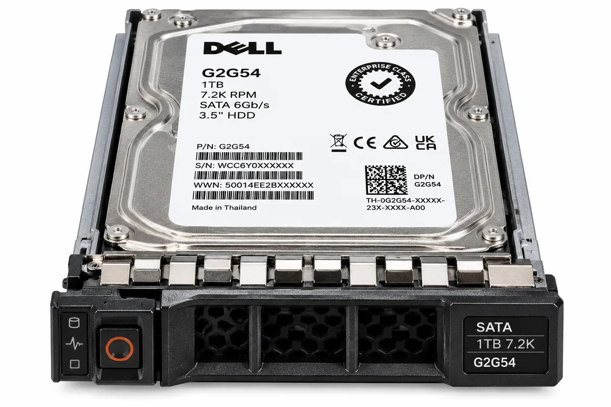 Lt 1-2 SAS 2.5 1.2TB 512n Dell 12G 10K HDD (G2G54)