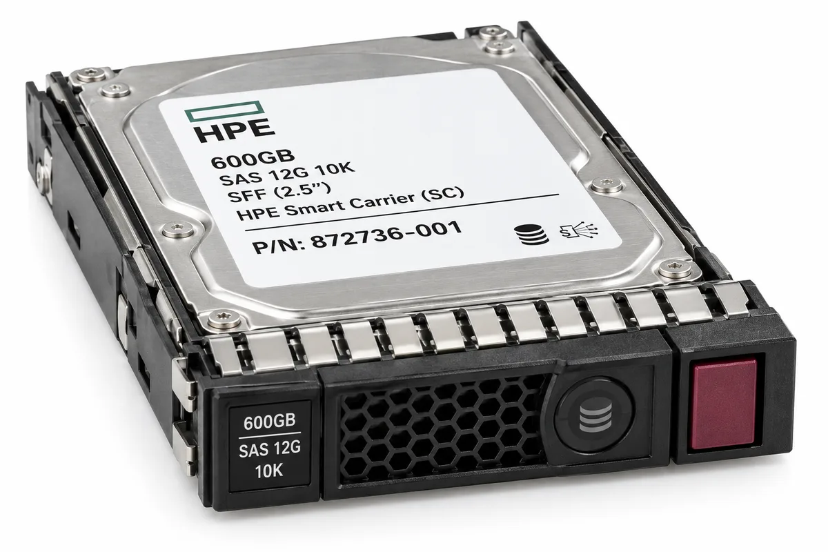 HPE 600GB 2.5 10K 12GB SFF SAS SC Drive (a) (872736-001)