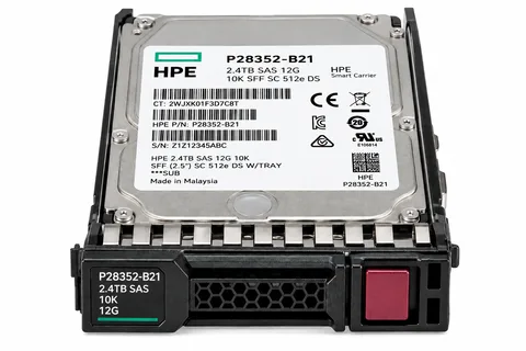 HDD HPE 2.4TB SAS 12G 10K SFF SC 512e DS W/tray (P28352-B21)