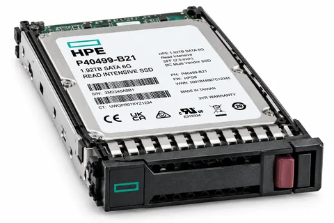 HPE 1.92TB SATA 6G Read Intensive SFF BC Multi Vendor SSD (P40499-B21)