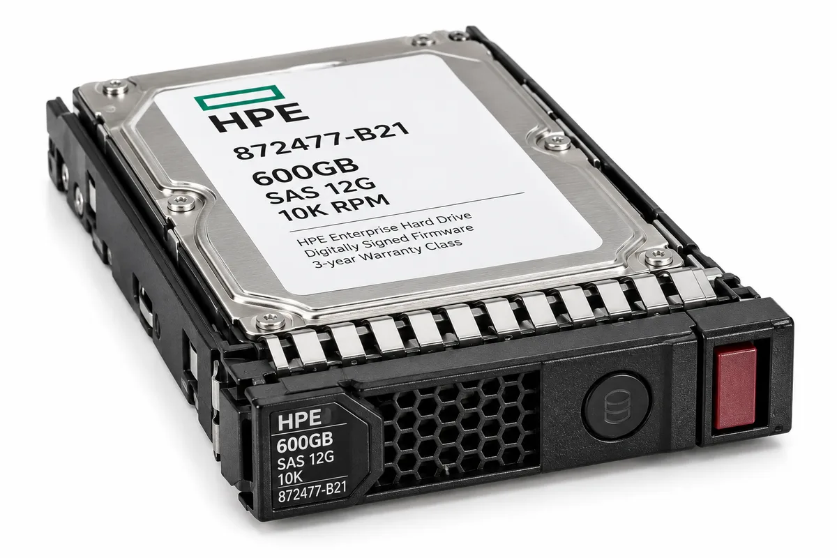 HPE 600GB 2.5 10K 12GB SFF SAS SC Drive (a) (872477-B21)