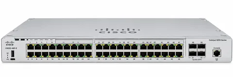 Cisco Catalyst C9200-48P-E 48-Port 1G PoE+ Ethernet Switch w/ 2x PWR-C6-1KWAC