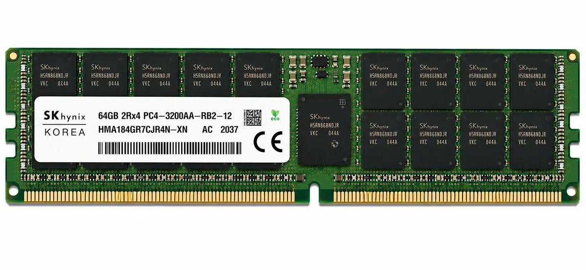 SK Hynix 2Rx4 32GB HMA184GR7CJR4N-XN RAM DDR4 3200MHz