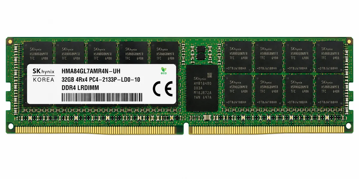 SK Hynix 32GB 4DRX4 PC4-2400T ECC LRDIMM Server Memory RAM