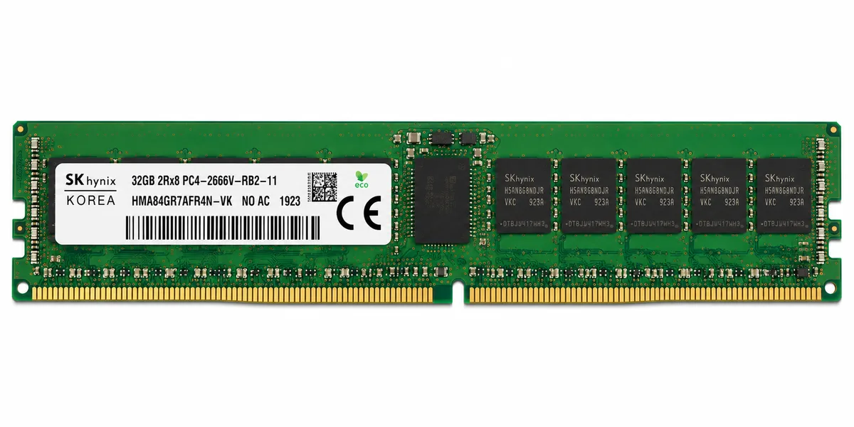 SK Hynix 32GB HMA84GR7AFR4N-VK 2Rx4 DDR4-2666V Server RAM