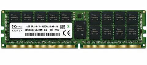 HYNIX 32GB HMA84GR7CJR4N-XN 2RX4 PC4-3200AA SERVER MEMORY