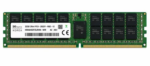 SK HYNIX 32GB HMA84GR7DJR4N-WM 2Rx4 DDR4 2933Y ECC RDIMM  Server Memory