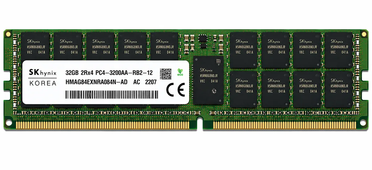 SK Hynix 32gb HMAG84EXNRA084N-AD 2rx4 3200Mhz ECC RDIMM