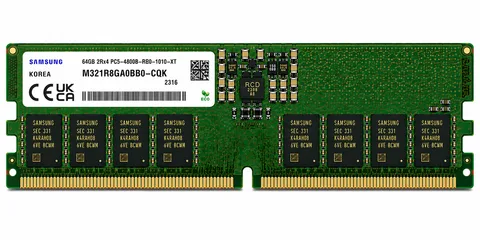 Samsung M321R8GA0BB0-CQK 64GB DDR5-4800 ECC RDIMM Server Memory