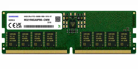 Samsung M321R8GA0PB0-CWM 64GB DDR5-5600 ECC RDIMM Server Memory