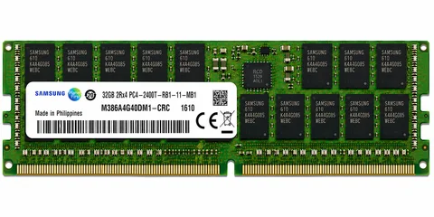 Samsung 32gb M386A4G40DM1-CRC PC4-2400T 4DRx4 DDR4 ECC LRDIMM Server Memory