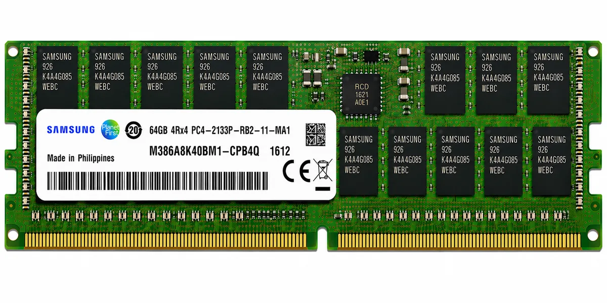 Samsung 64GB M386A8K40BM1-CPB4Q DDR4 ECC LRDIMM -2133MHZ RAM