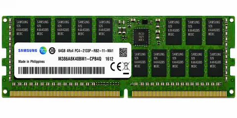 Samsung 64GB M386A8K40BM1-CPB4Q DDR4 ECC LRDIMM -2133MHZ RAM