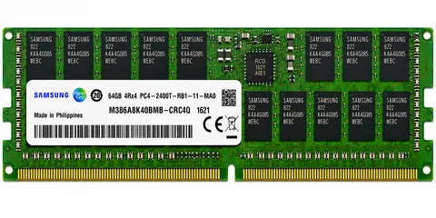 Samsung 64GB M386A8K40BMB-CRC4Q DDR4 ECC LRDIMM 2400MHz PC4-2400T 4DRx4 Server RAM