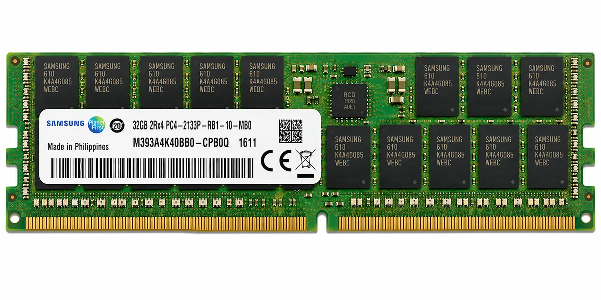 Samsung 32GB M393A4K40BB0-CPB0Q DDR4 2Rx4 2133MHz ECC RDIMM