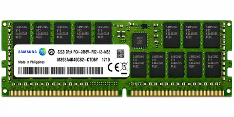 Samsung 32GB M393A4K40CB2-CTD6Y 2Rx4 DDR4 PC4-2666V GEN 10 ECC