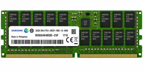 Samsung 32GB M393A4K40CB2-CVF DDR4-2933 PC4-2933Y 2Rx4 ECC RDIMM Server RAM