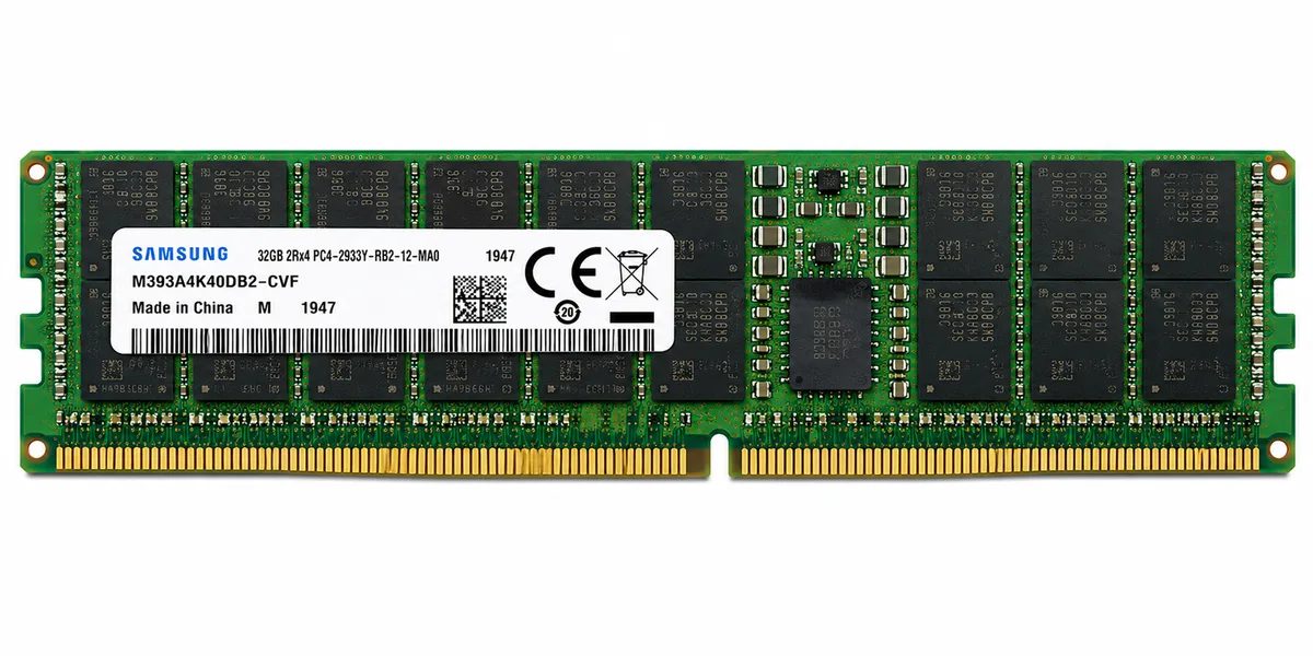 Samsung M393A4K40DB2-CVF 32GB DDR4-2933 ECC Registered RDIMM Server Memory