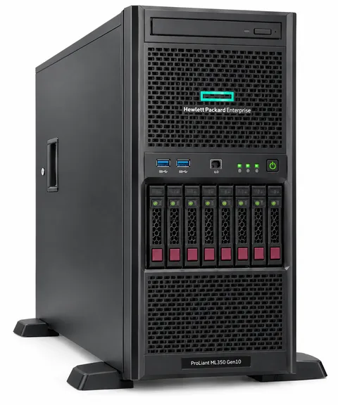 HPE ProLiant ML350 Gen10 4110 1P 16GB-R E208i-a 8SFF 800W RPS Tower Server – P04674-425
