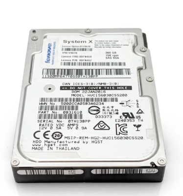 Lenovo 00FN460 300GB 15000rpm SFF 6Gb/s SAS Hard Disk Drive
